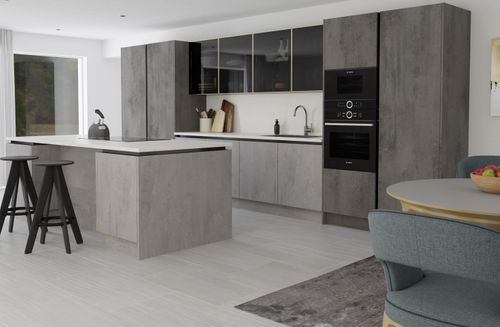 A Handleless kitchen
